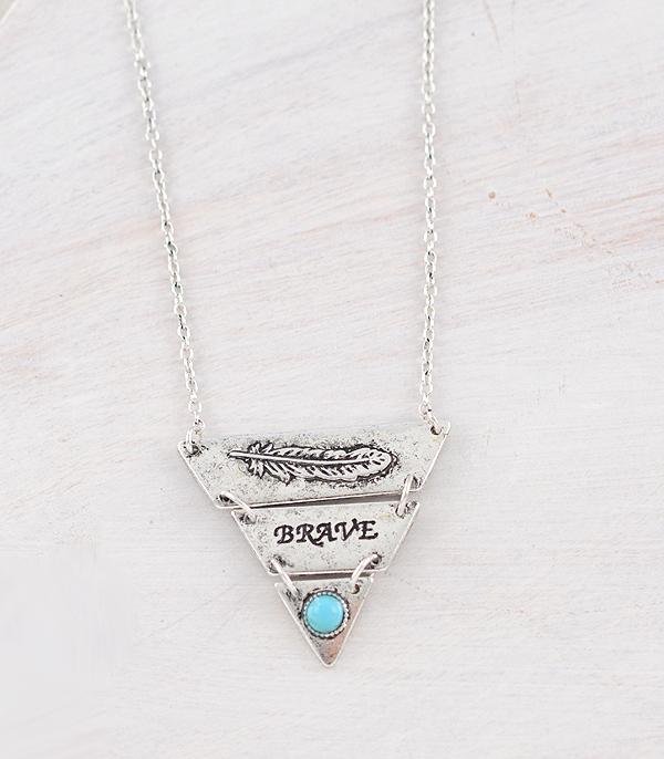 New Arrival :: Wholesale Boho Brave Pendant Necklace