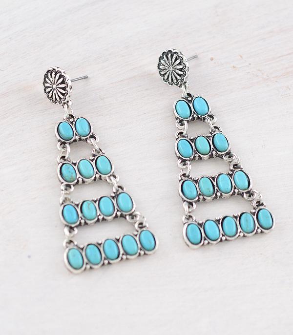 WHAT'S NEW :: Wholesale Western Turquoise Statement Earrings