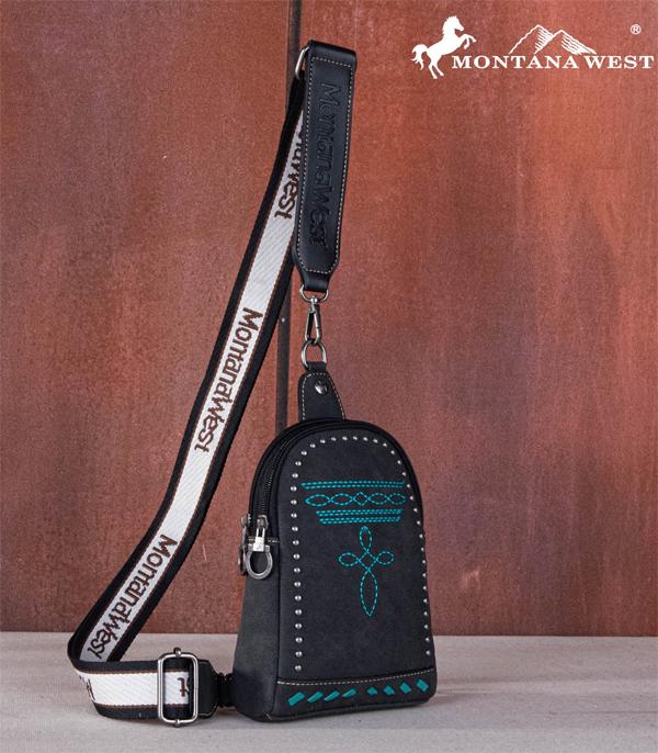 MONTANAWEST BAGS :: WESTERN PURSES :: Wholesale Montana West Boot Stitch Sling Bag