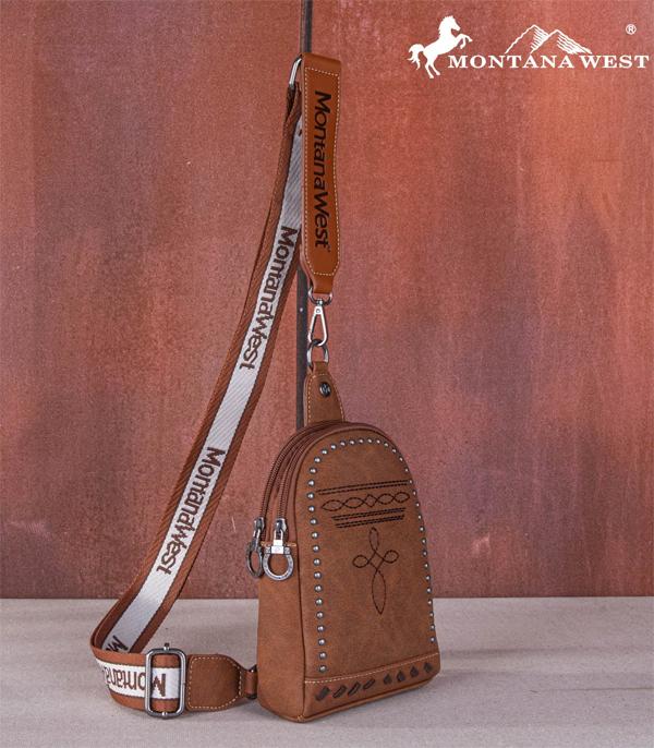 MONTANAWEST BAGS :: WESTERN PURSES :: Wholesale Montana West Boot Stitch Sling Bag