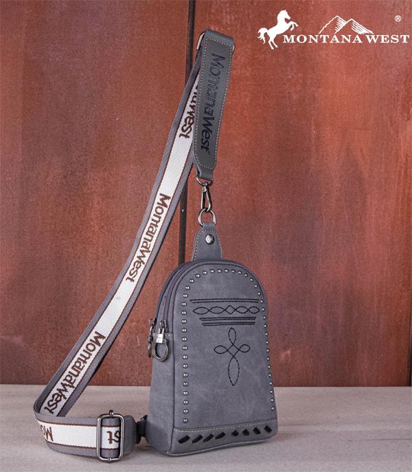 HANDBAGS :: BACKPACK l SLING BAG :: Wholesale Montana West Boot Stitch Sling Bag