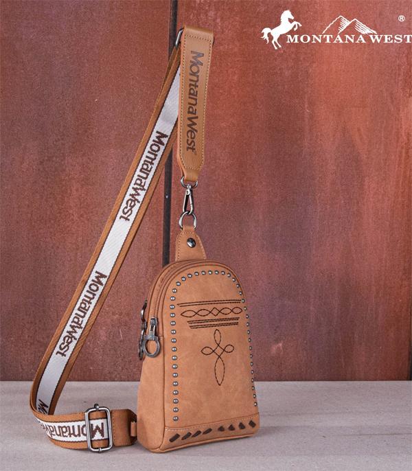 WHAT'S NEW :: Wholesale Montana West Boot Stitch Sling Bag