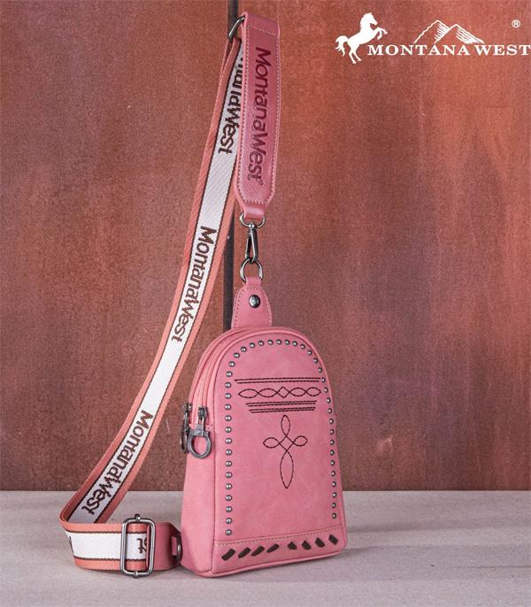 MONTANAWEST BAGS :: WESTERN PURSES :: Wholesale Montana West Boot Stitch Sling Bag