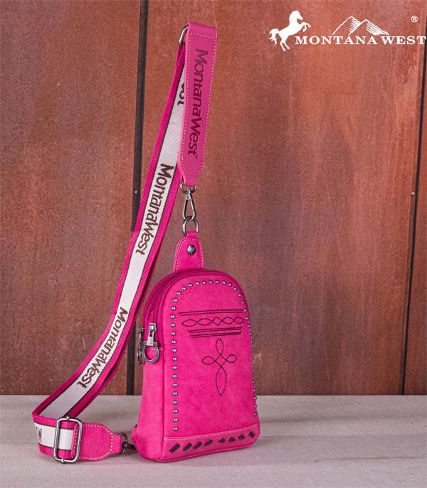 New Arrival :: Wholesale Montana West Boot Stitch Sling Bag