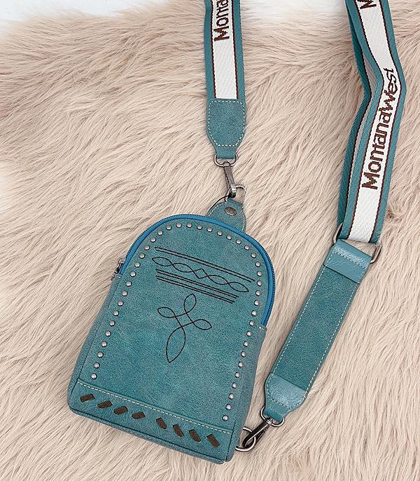HANDBAGS :: BACKPACK l SLING BAG :: Wholesale Montana West Boot Stitch Sling Bag