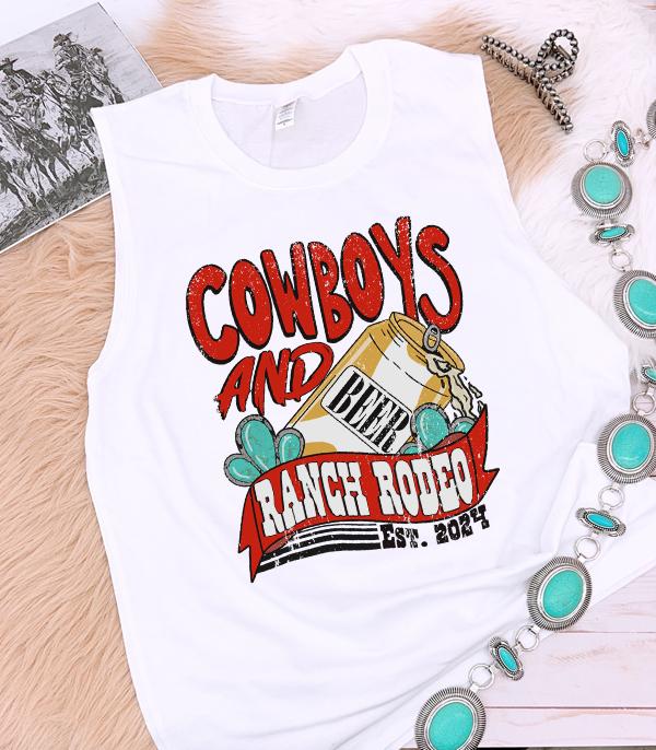 New Arrival :: Wholesale Western Cowboys and Beer Muscle Tank