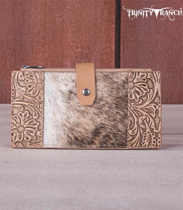 WHAT'S NEW :: Wholesale Trinity Ranch Cowhide Tooled Wallet