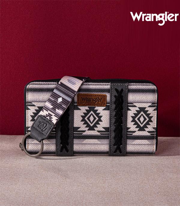 MONTANAWEST BAGS :: MENS WALLETS I SMALL ACCESSORIES :: Wholesale Wrangler Aztec Print Wallet