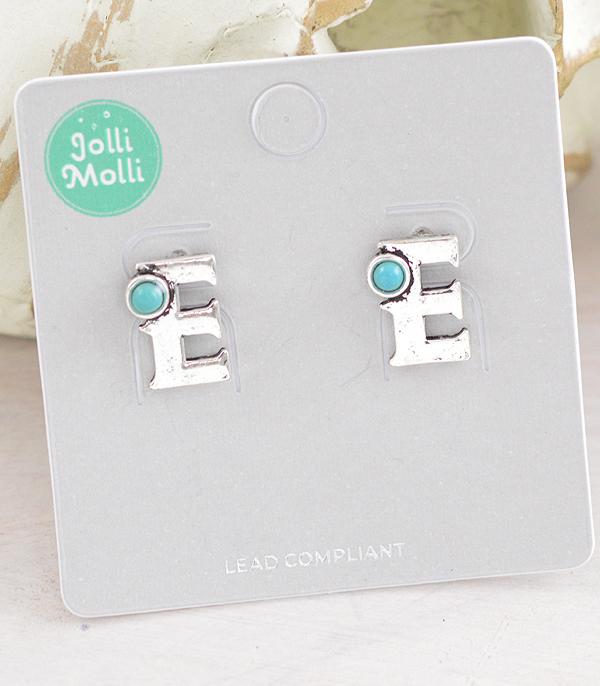 WHAT'S NEW :: Wholesale Western Initial Earrings