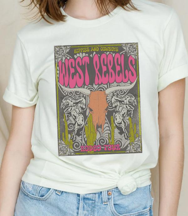 WHAT'S NEW :: Wholesale Western West Rebels Graphic Tshirt