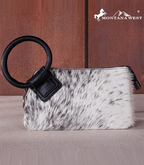 New Arrival :: Wholesale Montana West Cowhide Wristlet Clutch