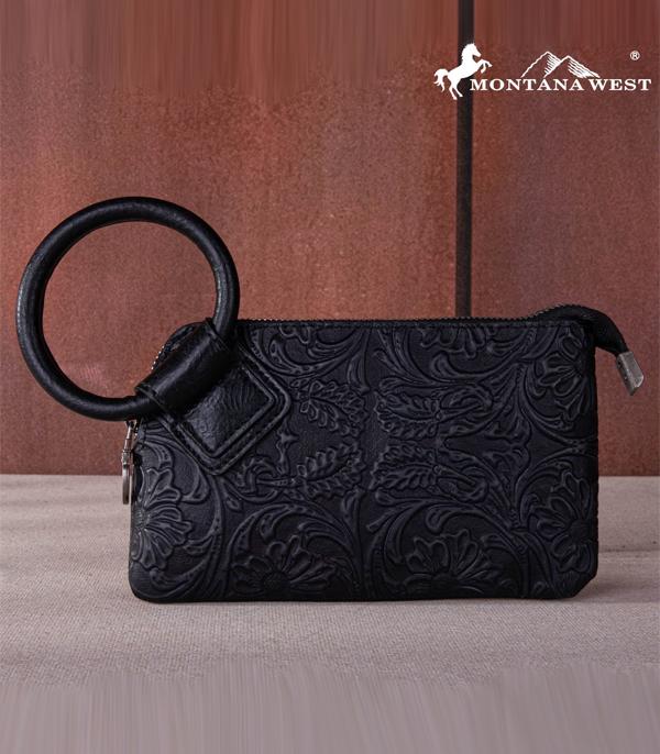 WHAT'S NEW :: Wholesale Floral Tooled Wristlet Clutch Bag