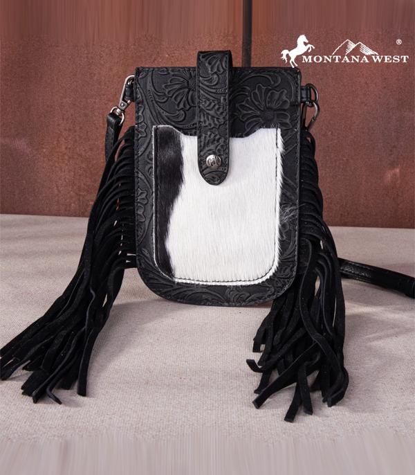 New Arrival :: Wholesale Cowhide Fringe Phone Wallet Crossbody