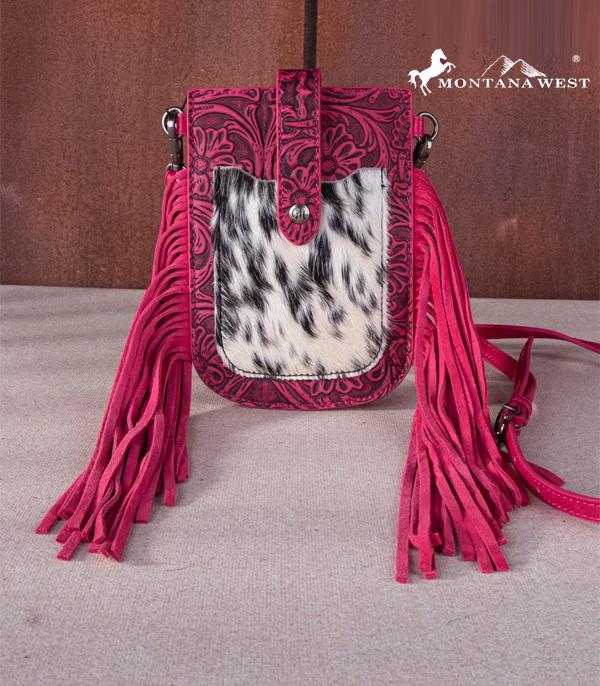 New Arrival :: Wholesale Cowhide Fringe Phone Wallet Crossbody