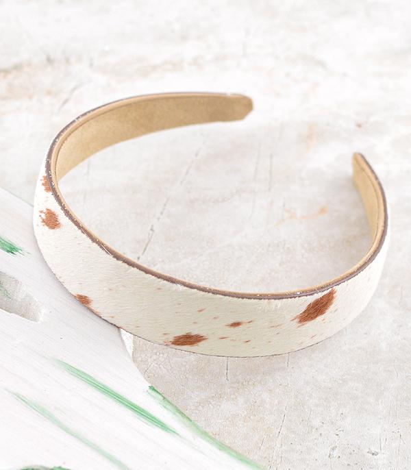 HATS I HAIR ACC :: HAIR ACCESSORIES :: Wholesale Western Cowhide Headband
