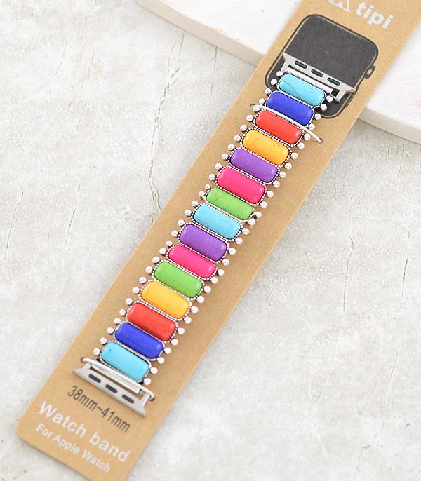 <font color=BLUE>WATCH BAND/ GIFT ITEMS</font> :: SMART WATCH BAND :: Wholesale Tipi Brand Stone Watch Band