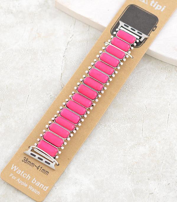 <font color=BLUE>WATCH BAND/ GIFT ITEMS</font> :: SMART WATCH BAND :: Wholesale Tipi Brand Stone Watch Band