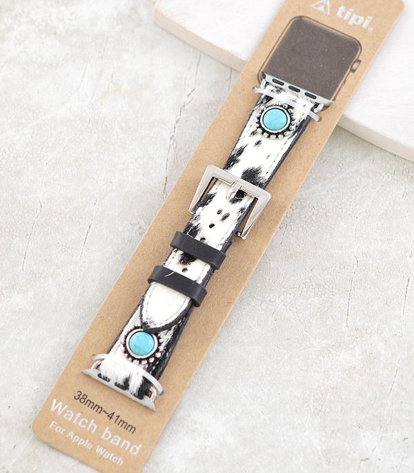 New Arrival :: Wholesale Tipi Brand Cowhide Turquoise Watch Band