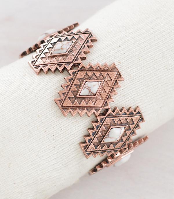 New Arrival :: Wholesale Tipi Brand Aztec Stone Bracelet