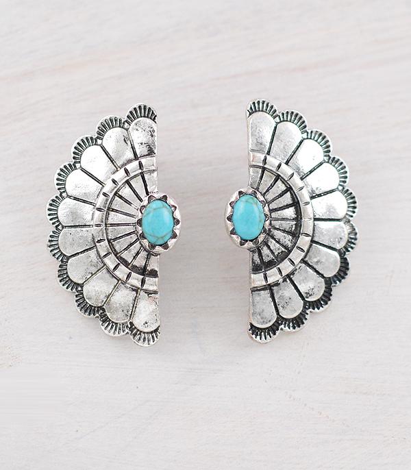 New Arrival :: Wholesale Tipi Brand Western Concho Earrings