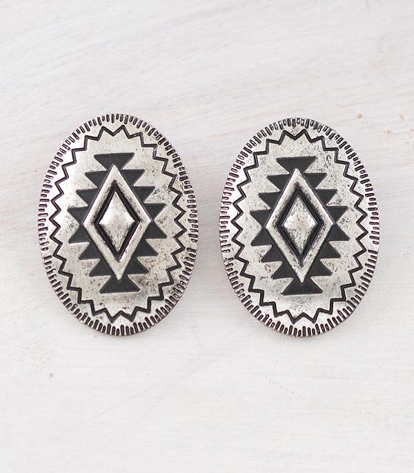 EARRINGS :: WESTERN POST EARRINGS :: Wholesale Western Aztec Post Earrings