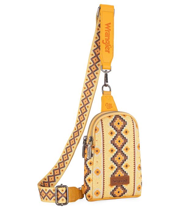 HANDBAGS :: BACKPACK l SLING BAG :: Wholesale Wrangler Aztec Sling Bag