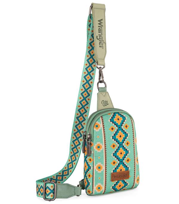 HANDBAGS :: BACKPACK l SLING BAG :: Wholesale Wrangler Aztec Sling Bag