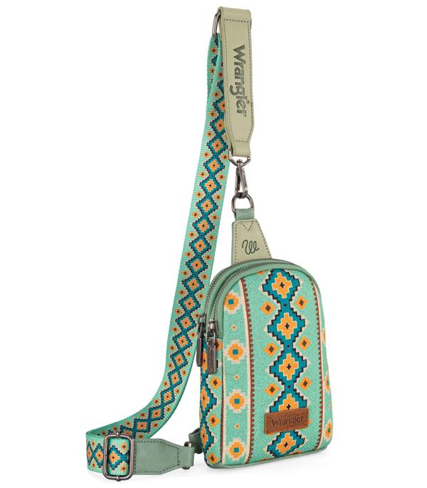 WHAT'S NEW :: Wholesale Wrangler Aztec Sling Bag