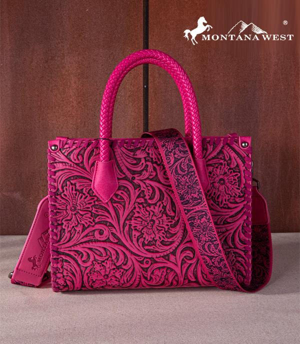 WHAT'S NEW :: Wholesale Montana West Floral Tooled Tote Bag