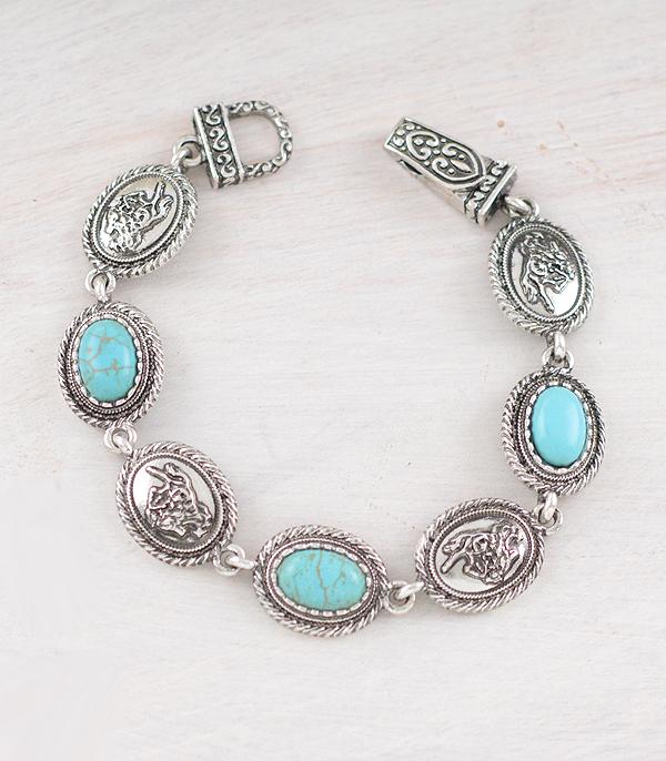 BRACELETS :: LINK :: Wholesale Tipi Brand Turquoise Magnetic Bracelet