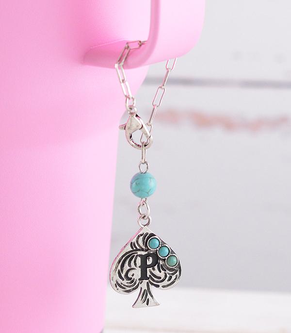 New Arrival :: Wholesale Western Initial Tumbler Charm