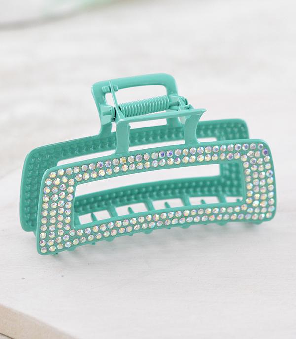 HATS I HAIR ACC :: HAIR ACCESSORIES :: Wholesale Rhinestone Hair Claw Clip
