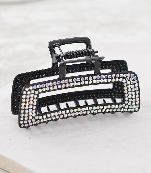 HATS I HAIR ACC :: HAIR ACCESSORIES :: Wholesale Rhinestone Hair Claw Clip