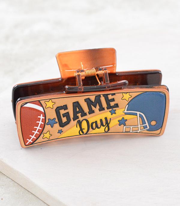 SPORTS THEME :: Wholesale Game Day Hair Claw Clip
