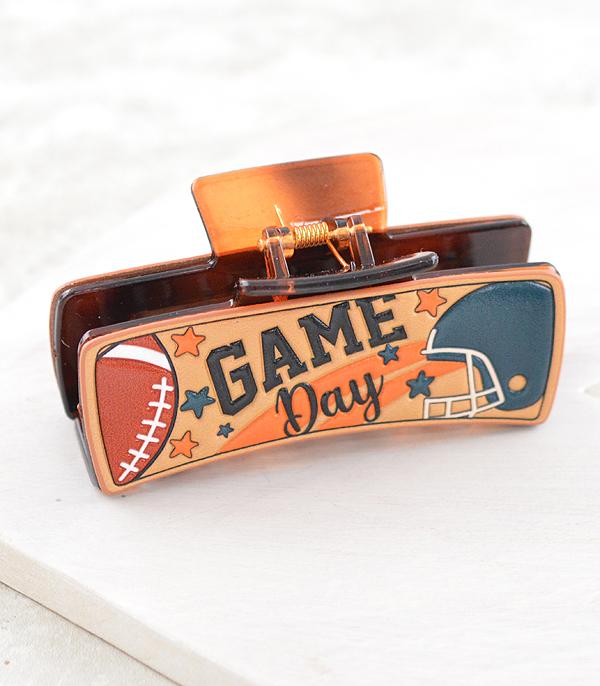 SPORTS THEME :: Wholesale Game Day Hair Claw Clip