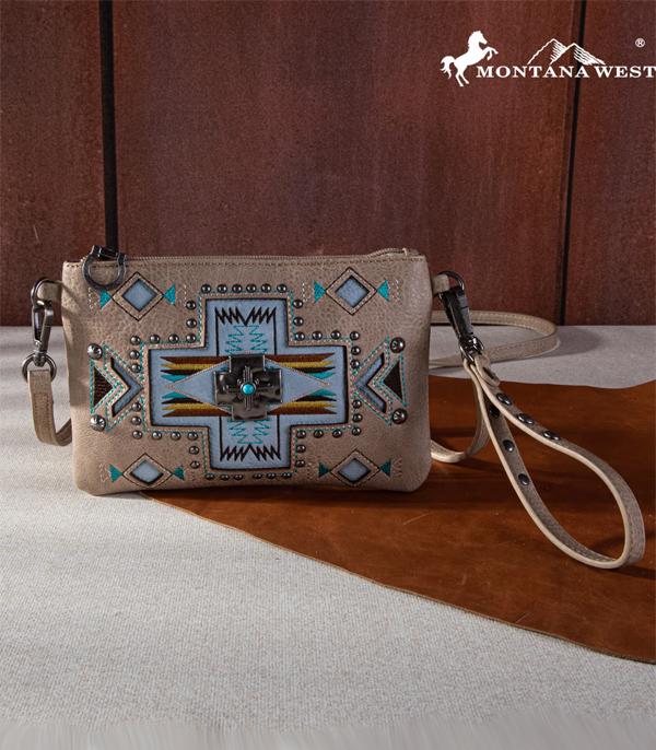 WHAT'S NEW :: Wholesale Aztec Concho Crossbody Wristlet