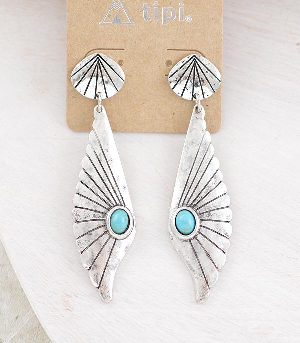 New Arrival :: Wholesale Tipi Brand Western Turquoise Earrings