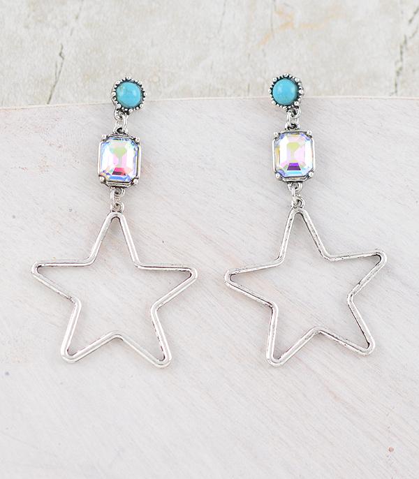 WHAT'S NEW :: Wholesale Western Cut-Out Star Earrings