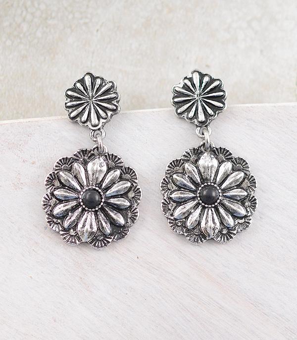 WHAT'S NEW :: Wholesale Western Double Concho Earrings