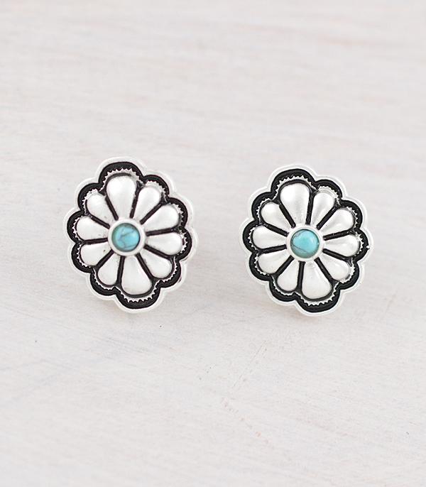 WHAT'S NEW :: Wholesale Western Concho Stud Earrings