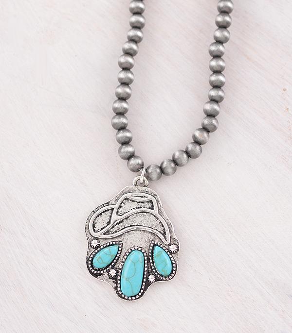 WHAT'S NEW :: Wholesale Western Cowboy Hat Necklace