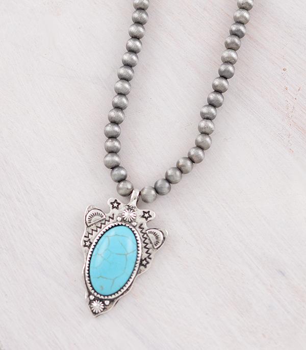 NECKLACES :: WESTERN TREND :: Wholesale Western Pink Arrow Head Necklace