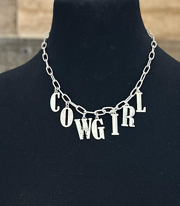 NECKLACES :: WESTERN TREND :: Wholesale Western Cowgirl Charm Necklace