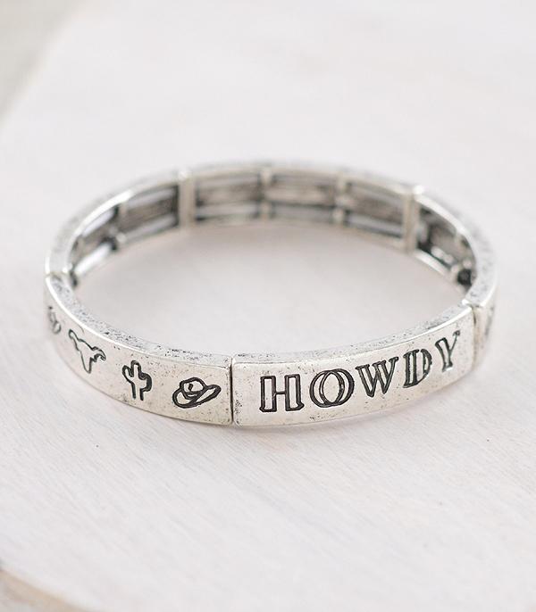 WHAT'S NEW :: Wholesale Western Howdy Stackable Bracelet 