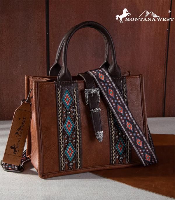 MONTANAWEST BAGS :: WESTERN PURSES :: Wholesale Montana West Aztec Tote Crossbody Bag