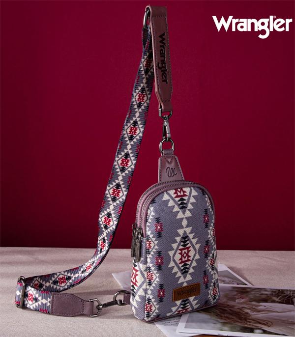 MONTANAWEST BAGS :: WESTERN PURSES :: Wholesale Wrangler Aztec Sling Bag