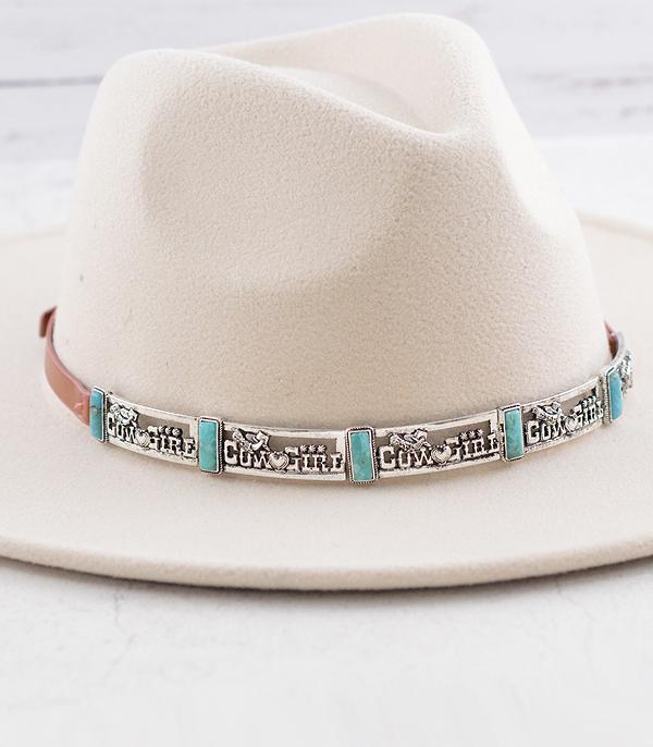 HATS I HAIR ACC :: HAIR ACC I HEADBAND :: Wholesale Western Cowgirl Buckle Hat Band