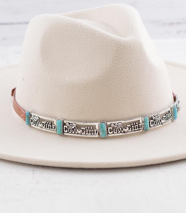 HATS I HAIR ACC :: HAT ACCESSORIES :: Wholesale Western Cowgirl Buckle Hat Band