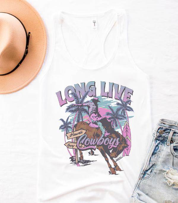 New Arrival :: Wholesale Long Live Cowboys Summer Tank