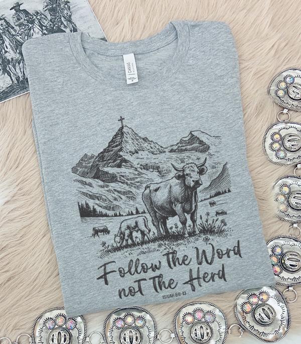GRAPHIC TEES :: GRAPHIC TEES :: Wholesale Follow The Word Not The Herd Tshirt
